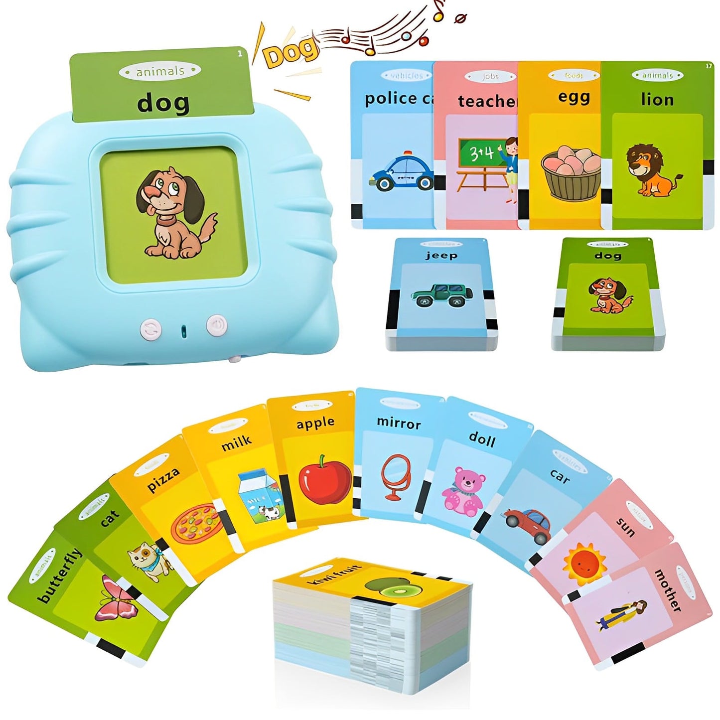 CardKids Educativo para Aprender Inglês 224 Palavras