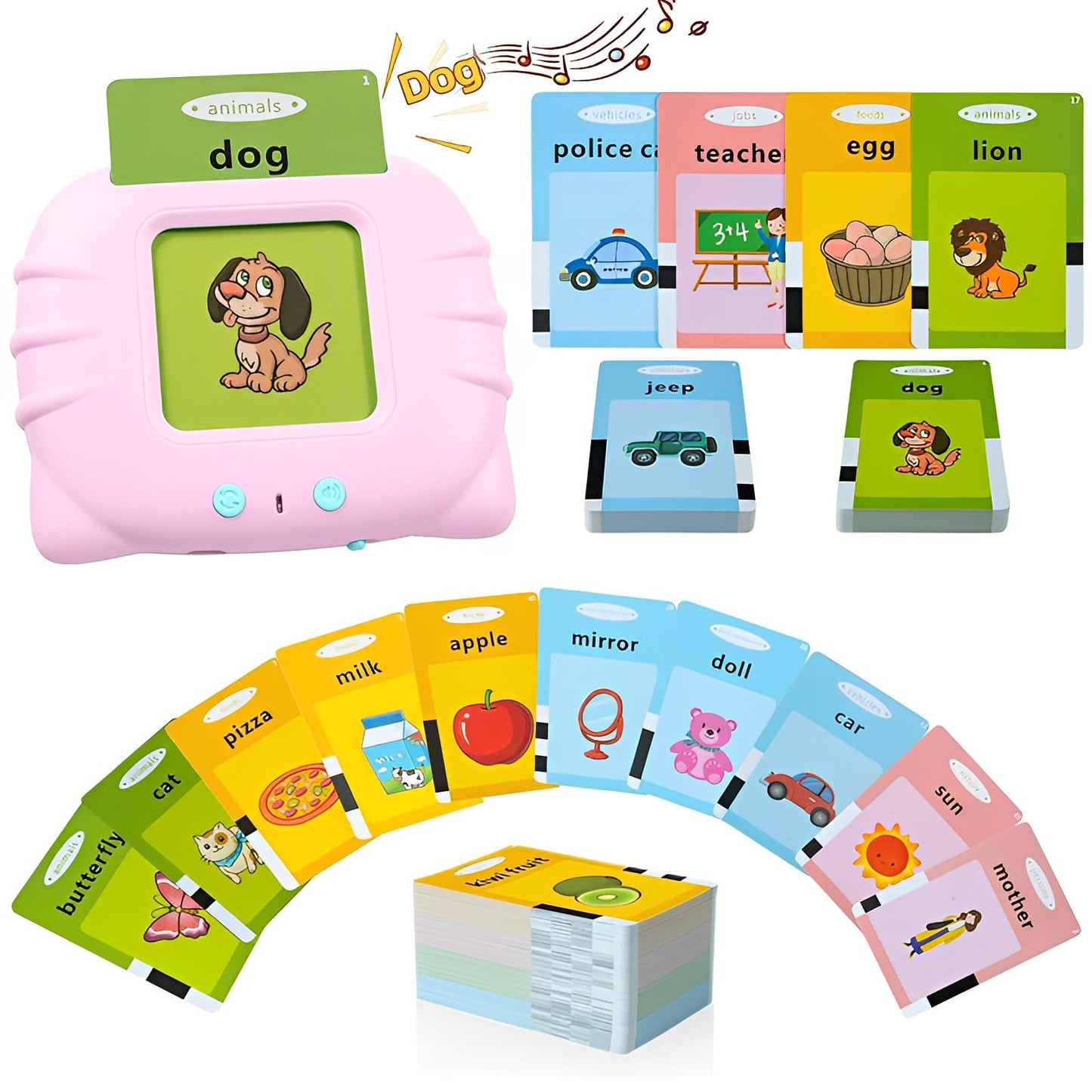 CardKids Educativo para Aprender Inglês 224 Palavras